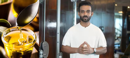 Why does Ajinkya Rahane want Indians to reduce their consumption of cooking oil?